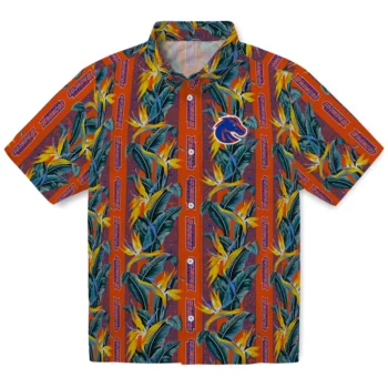 boise state broncos paradise vines orange hawaiian shirts best selling