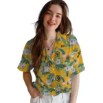 Boston Bruins Hawaiian Shirt – Flamingo and Hibiscus