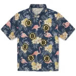 Boston Bruins Hawaiian Shirt – Flamingo Hibiscus