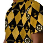 Boston Bruins Hawaiian Shirt – Golfing Plaid