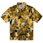 Boston Bruins Hawaiian Shirt – Hibiscus Arrangement
