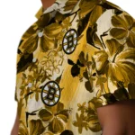 Boston Bruins Hawaiian Shirt – Hibiscus Arrangement
