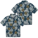 Boston Bruins Hawaiian Shirt – Hibiscus Flowers