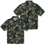 Boston Bruins Hawaiian Shirt – Hibiscus Leaves Pattern