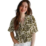 Boston Bruins Hawaiian Shirt – Hibiscus Motif