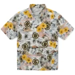 Boston Bruins Hawaiian Shirt – Hibiscus Seaside