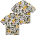Boston Bruins Hawaiian Shirt – Hibiscus Seaside