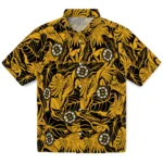 Boston Bruins Hawaiian Shirt – Monstera Layer