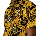 Boston Bruins Hawaiian Shirt – Monstera Layer