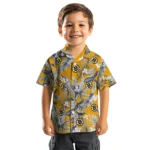 Boston Bruins Hawaiian Shirt – Palm Leaves