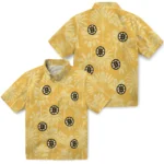 Boston Bruins Hawaiian Shirt – Vintage Palm Tree