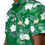 Boston Celtics Hawaiian Shirt – Flamingo and Hibiscus