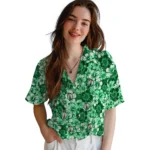 Boston Celtics Hawaiian Shirt – Hibiscus Blooms