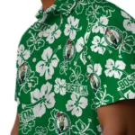 Boston Celtics Hawaiian Shirt – Hibiscus Flower Design