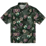 Boston Celtics Hawaiian Shirt – Hibiscus Leaves Pattern