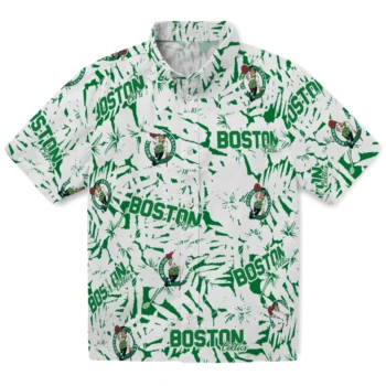 boston celtics hibiscus overlay hawaiian shirts best selling