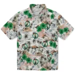 Boston Celtics Hawaiian Shirt – Hibiscus Seaside