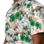 Boston Celtics Hawaiian Shirt – Hibiscus Seaside