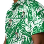Boston Celtics Hawaiian Shirt – Monstera Layer
