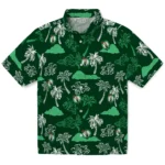 Boston Celtics Hawaiian Shirt – Palm And Clouds