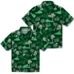 Boston Celtics Hawaiian Shirt – Palm And Clouds