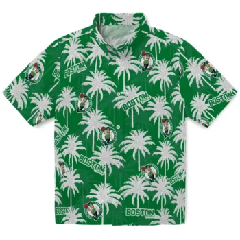 boston celtics palm grove green hawaiian shirts best selling