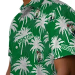 Boston Celtics Hawaiian Shirt – Palm Tree Motif