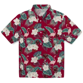 boston college eagles flamingo palms maroon hawaiian shirts best selling
