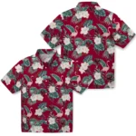 Boston College Eagles Hawaiian Shirt – Flamingo and Hibiscus