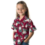 Boston College Eagles Hawaiian Shirt – Flamingo and Hibiscus