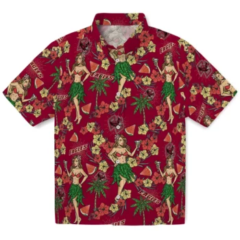 boston college eagles hawaiian girls design maroon hawaiian shirts best selling