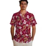 Boston College Eagles Hawaiian Shirt – Hibiscus Flower Design