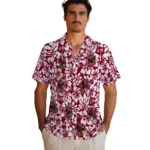 Boston College Eagles Hawaiian Shirt – Hibiscus Motif