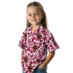 Boston College Eagles Hawaiian Shirt – Hibiscus Motif