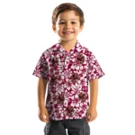 Boston College Eagles Hawaiian Shirt – Hibiscus Motif