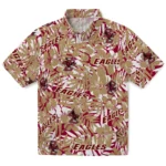 Boston College Eagles Hawaiian Shirt – Hibiscus Overlay