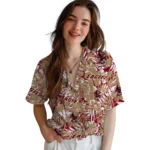 Boston College Eagles Hawaiian Shirt – Hibiscus Overlay