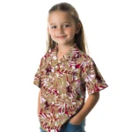 Boston College Eagles Hawaiian Shirt – Hibiscus Overlay
