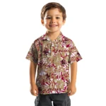 Boston College Eagles Hawaiian Shirt – Hibiscus Overlay