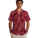Boston College Eagles Hawaiian Shirt – Leaf Outline