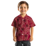 Boston College Eagles Hawaiian Shirt – Leaf Outline