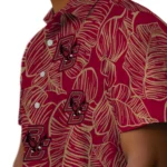 Boston College Eagles Hawaiian Shirt – Leaf Outline