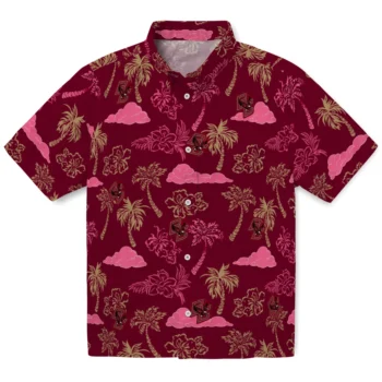 boston college eagles palm and clouds maroon hawaiian shirts best selling