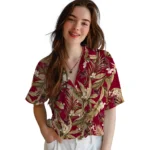 Boston College Eagles Hawaiian Shirt – Palm Leaves