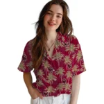 Boston College Eagles Hawaiian Shirt – Palm Tree Motif