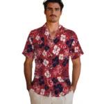 Boston Red Sox Hawaiian Shirt – Hibiscus Flower Design