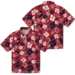 Boston Red Sox Hawaiian Shirt – Hibiscus Flower Design