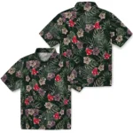 Boston Red Sox Hawaiian Shirt – Hibiscus Leaves Pattern