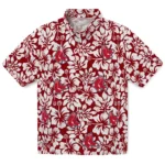 Boston Red Sox Hawaiian Shirt – Hibiscus Motif
