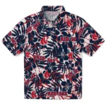 Boston Red Sox Hawaiian Shirt – Hibiscus Overlay